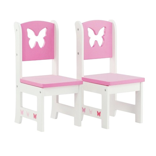 18 Inch Doll Kitchen Table 4 Chair Value Pack Dining Set Butterfly Theme Doll - Picture 7 of 9