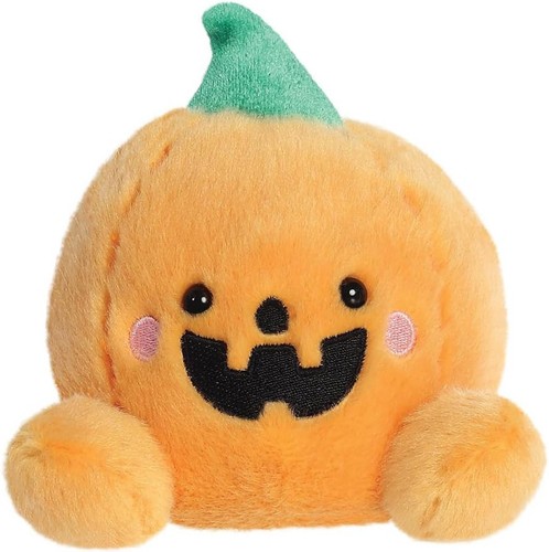 Aurora Palm Pals Halloween Carver Jack O'Lantern 5 Inch Plush Soft Toy Eco-fr... - Picture 1 of 6