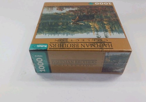 Black Bay Moose Puzzle by Buffalo Games / Hautman Brothers 1026 Piece New Sealed - Picture 6 of 7