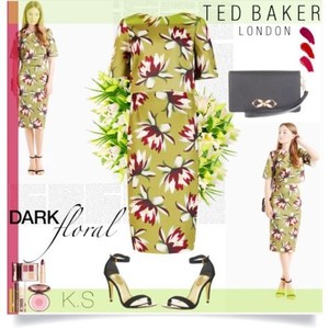 et Baker Bnwt 12 robe Waterlily olive top Keysha Sexy 4 14 Jupe Ted Yemma x0pBw0
