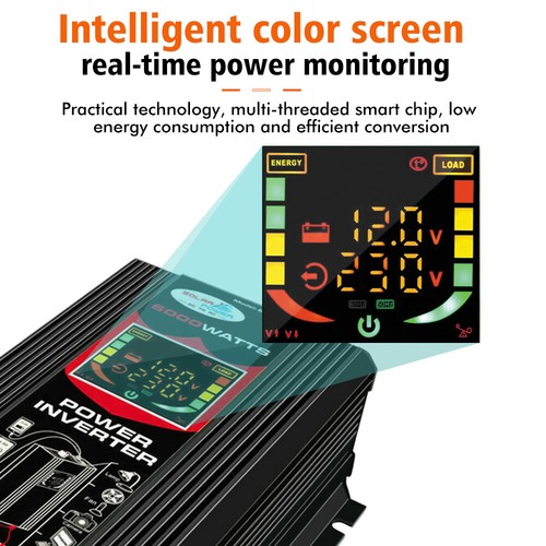 6000W Complete Solar Panel Kit Solar Power Generator 100A Home 110V Grid System - Picture 19 of 24
