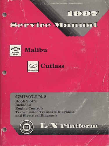 Chevy Malibu 1997 y Cutlass manuales de servicio de fábrica ~ juego de 3 voltios ~ GMP/97-LN-1 2 - Imagen 3 de 4