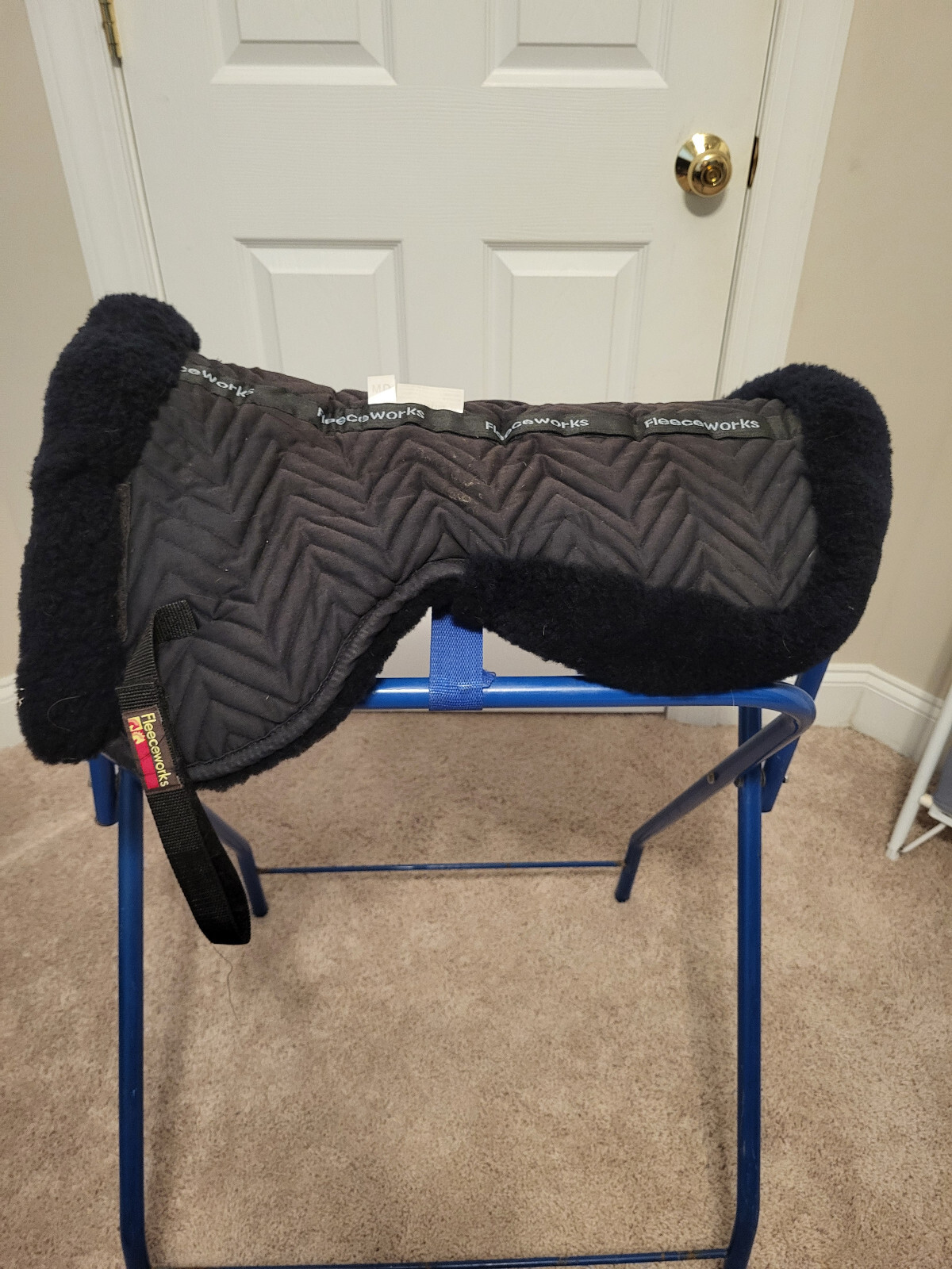 Fleeceworks Perfect Balance Half Pad, Dressage, Medium, Black