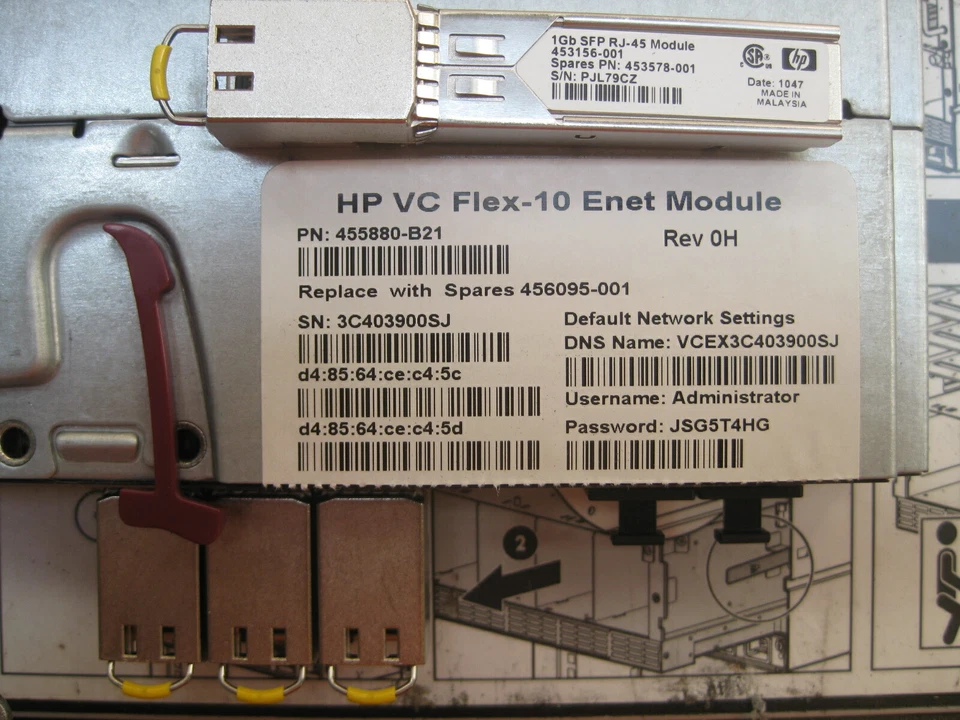 HP BladeSystem c7000 Enclosure +2x 455880-B21 +2x 466484-001 +2x 459526-001 &MOR - Image 4 of 4