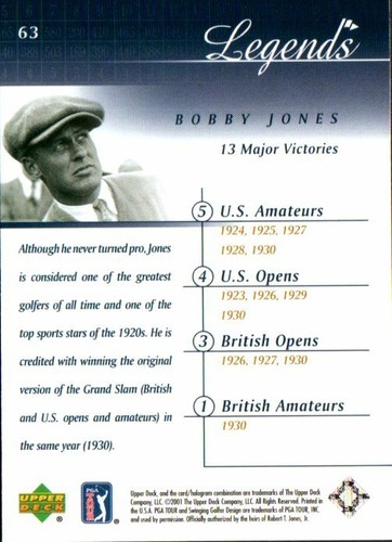 ⛳ 2001 Upper Deck UD PGA Tour Golf Cards 💥YOU PICK💥 Tiger Woods - Picture 85 of 243