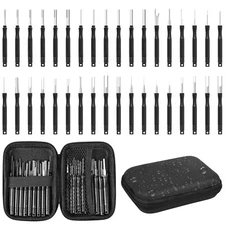 Terminal Removal Tool Kit 36 Pcs Depinning Tool Electrical Connector Pin Remo...