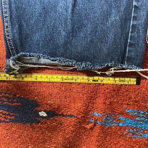 Pantalones de mezclilla holgados de patinador hip hop South Pole de pierna ancha azules desgastados Y2K para hombre talla 38 - Imagen 6 de 9