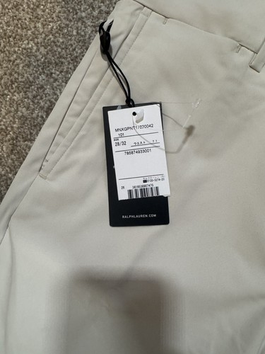 Mens RLX Golf Trousers Ralph Lauren Grey Tailored Fit BNWT RRP £160 W30 L32 Read - Picture 5 of 10