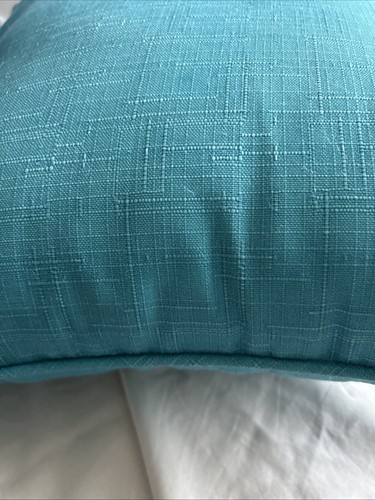 16 x 16” Pillow Perfect Teal Throw Pillow With Fill - Picture 5 of 10
