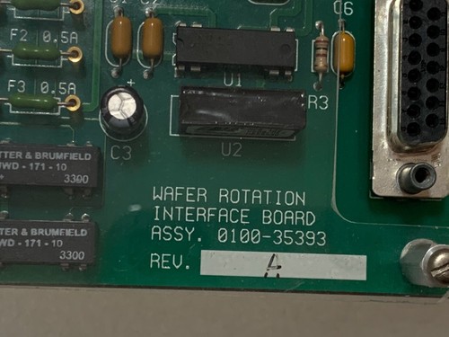 AMAT 0100-35393 PCB ASSEMBLY, WAFER ROTATION INTERFACE - Picture 4 of 4