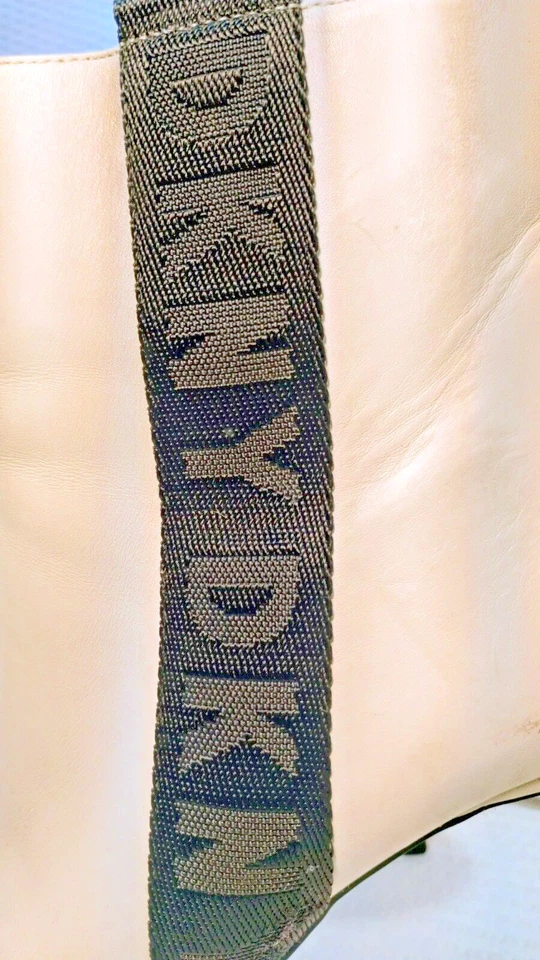 DKNY Stiletto Ankle Boots - Women's Size 9 US / 40 EU - Off-White & Black... - Image 3 of 4