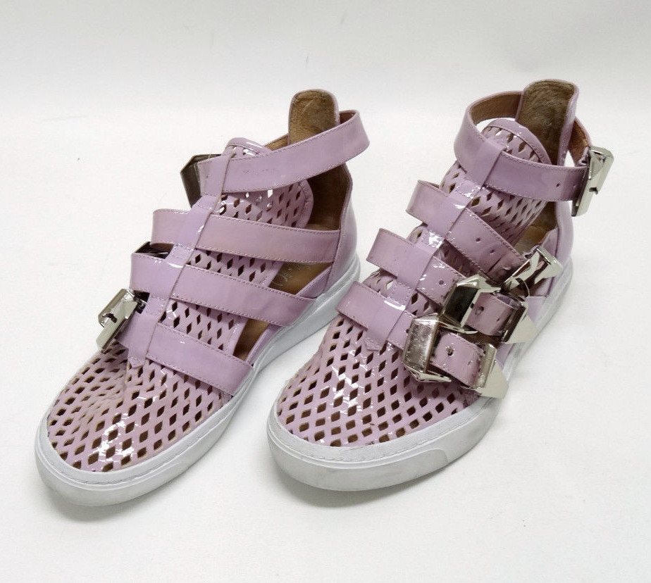 Jeffrey Campbell Indie Hi-Top lavanda Cuero Hi-Top tenis 8US 38-39EU 6UK Jeffrey Campbell Indie Hi-Top lavanda Cuero Cuero Cuero Hi-Top tenis 8US 38-39EU 6UK mejor opcion