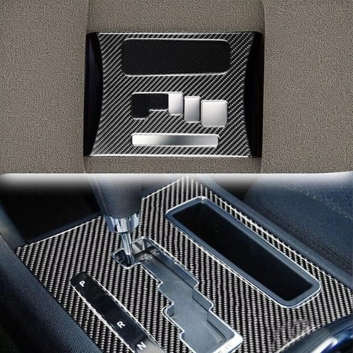 Carbon Fiber Central Console Gear Shift Cover Trim For Chrysler 300 2011-2014 3z - Picture 8 of 12