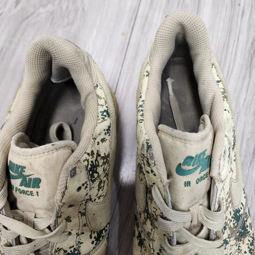 Nike Air Force 1 '07 LV8 Low Reflective Desert Camo Size 10.5 - Picture 8 of 11