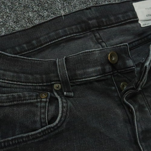 rag & bone Jeans Men 30x34 Black Fit 2 Slim Fit Rock Stretch Button Fly - Picture 3 of 11