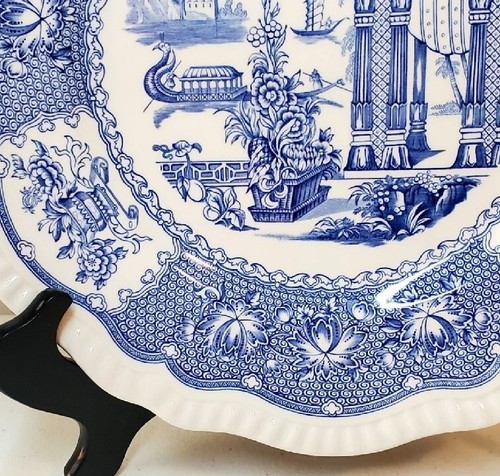 Blue Room Collection Regency Series Pagoda Plate - Picture 5 of 8