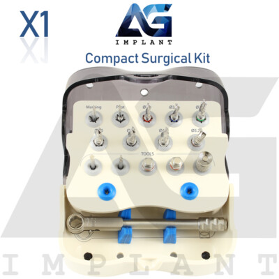 Compact Dental Kit Box Tool Instrument Drills Driver Int Hexagon