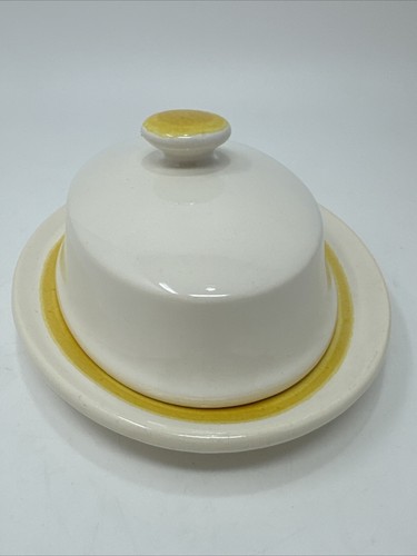 Vintage Franciscan Earthenware Sundance Covered Butter Dish Small Chip Under - Picture 2 of 12