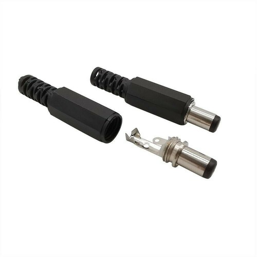 20 PCS MALE BARREL JACK PLUG FEMALE SOCKET PANEL MOUNT DC 12V POWER CONNECTORS^ - Picture 4 of 8