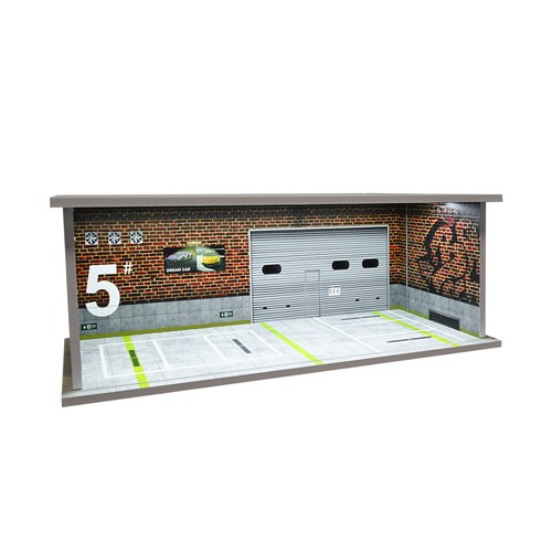 1:64 Diorama Car Garage Model LED Lighting Convenience Store Model Collection AU - Picture 177 of 185