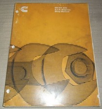 Cummins Nh Nt Nta 855 C.i.d. Ntc-475 Big Cam Engine Service Shop Repair Manual