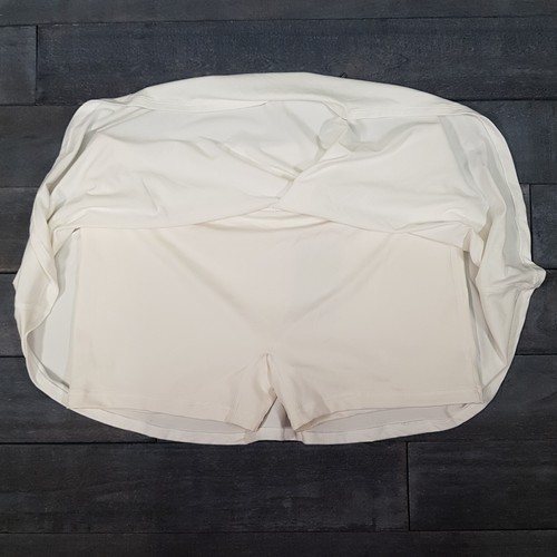 NIKE Court Victory Tennis Skirt Straight Skort Women's Size XL Silver White  - Picture 3 of 7