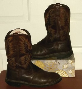 Men-039-s-Justin-Boots-Stampede-Size-10