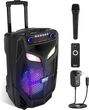 Portable Bluetooth PA Speaker System-800W 12 Indoor/Outdoor Bluetooth Speaker P