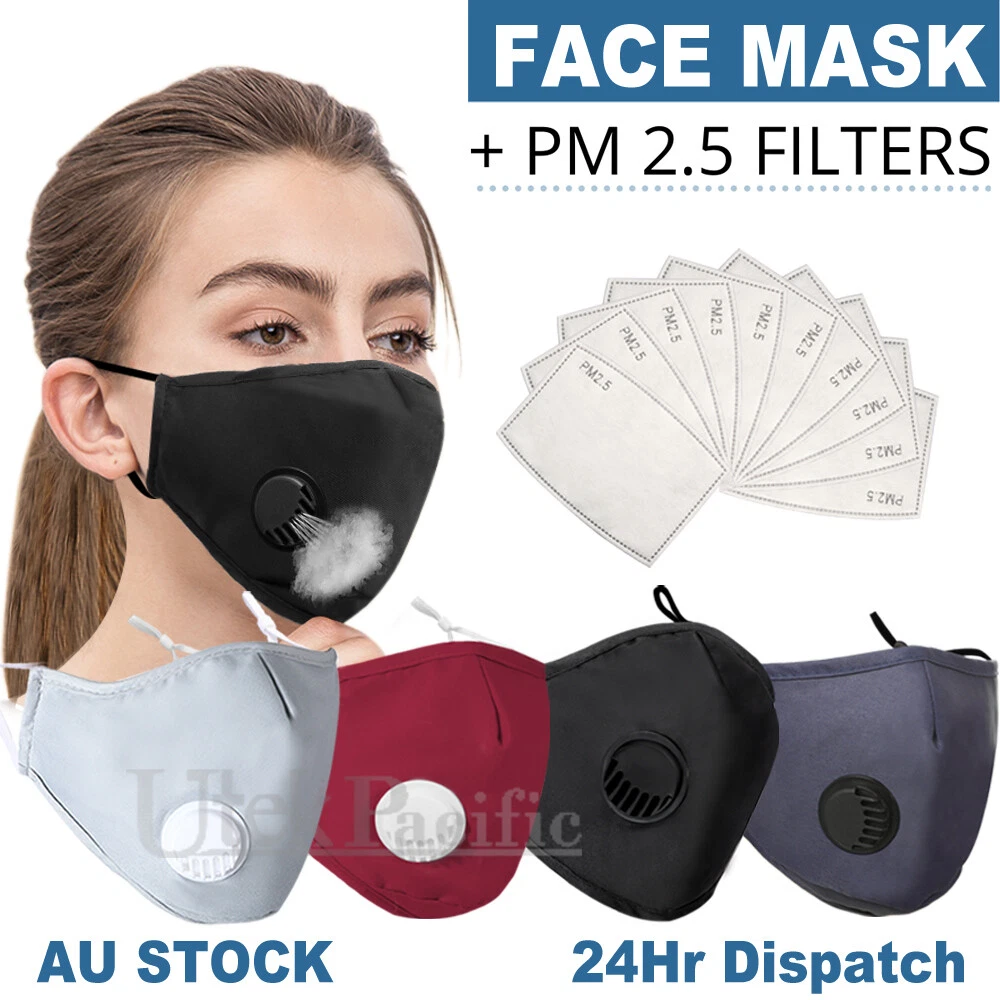 Fashion Dust Respirator Cloth Bike Riding Reusable Pm2.5 Filters