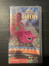 Barney & Friends Super Singing Circus VHS Video Tape PBS Kids