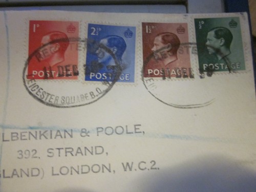 GB KEVIII 1936 REGD COVER ‘ABDICATION DAY’ LOCAL USAGE LONDON ENGLAND 12/11/1936 - 第 2/4 張圖片