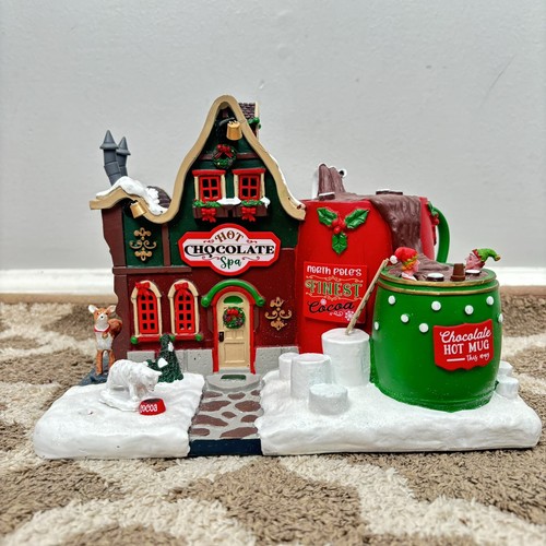 Weihnachtsdorf Lemax 2023 "Hot Chocolate Spa" #35070 - LESEN