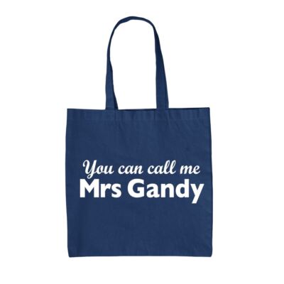 You Can Call Me Mrs Gandy - Canvas Tragetasche - Model Dolce Film Schauspieler Geschenk