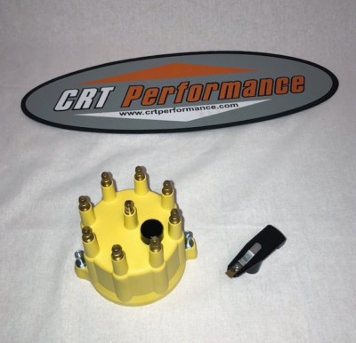 GRAND CHEROKEE V8 DISTRIBUTOR CAP + ROTOR YELLOW / BRASS UPGRADE - MADE