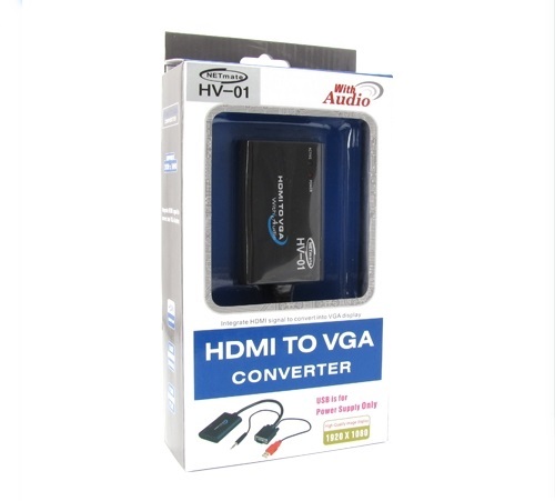 Convertidor HV-01 HDMI a VGA 1920x1080p Compatible con estándares HDMI/HDCP - Imagen 2 de 2