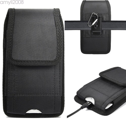 Men Cell Phone Belt Pack Bag Loop Waist Holster Pouch Case​ Nylon Wallet Cover - Picture 111 of 152