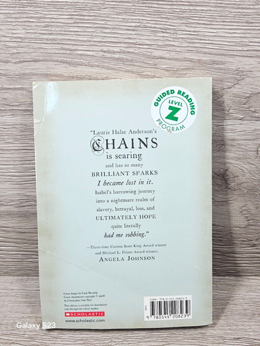 Chains The Seeds of America Trilogy Sir by Laurie Halse Anderson Paperback - Picture 4 of 4