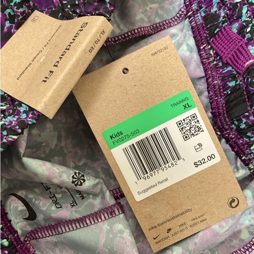 Nike Boy’s Nike Training Multi Speckled Woven Shorts Size XL NWT - Picture 5 of 8