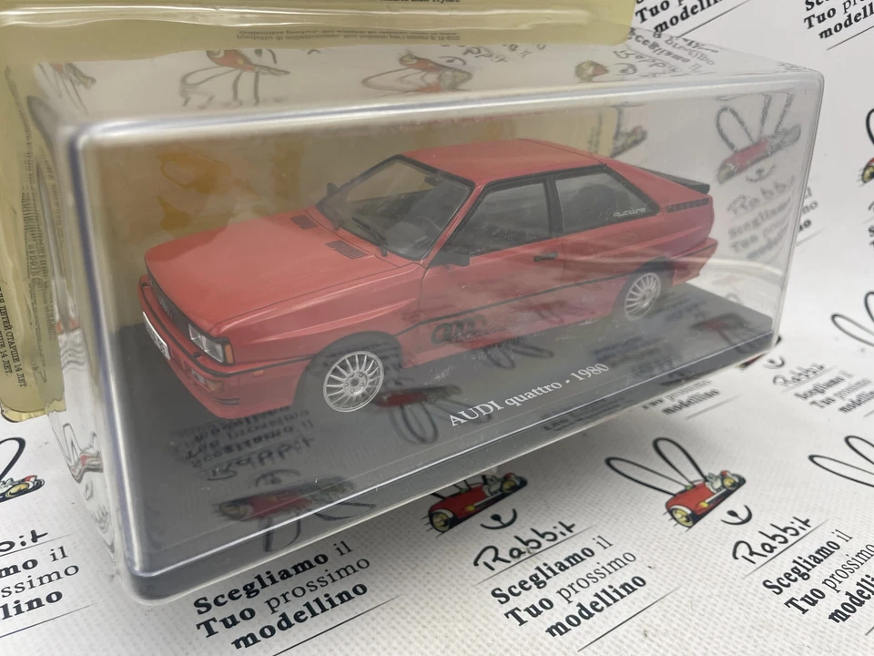 DIE CAST 1/24 " AUDI QUATTRO - 1980 " AUTO VINTAGE - Immagine 2 di 2