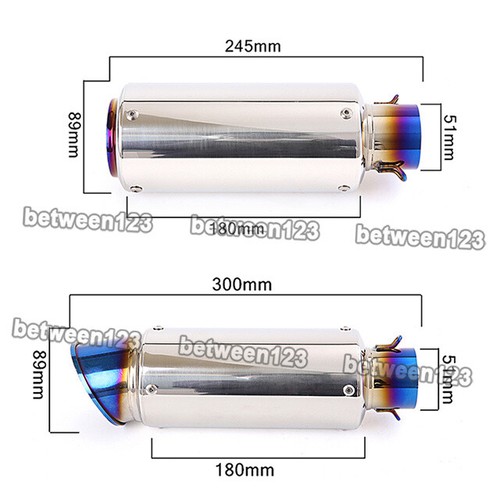 For Suzuki GSXR1300 2021-2025 Exhaust Muffler Stainless steel Pipe Middle Link - Picture 2 of 14