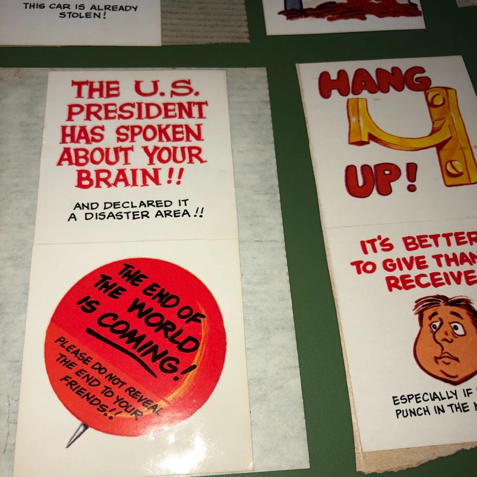 13 Vintage 1980’s Scholastic Stickers Group #2 Weekly Reader Never Used Sticker - Image 2 of 4