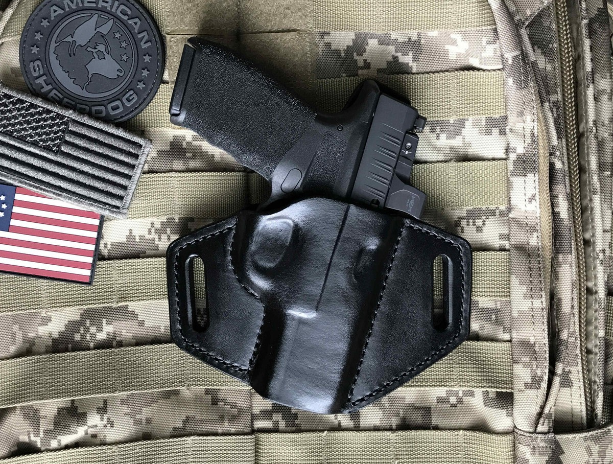 Springfield Hellcat PRO Gun Holster Combo | OWB Concealed Carry- Bravo Springfield Hellcat PRO Gun Holster Combo | OWB Concealed Carry- Bravo