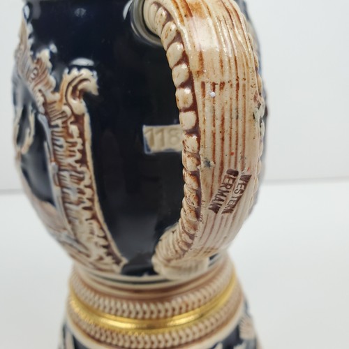 Vintage DBGM Beer Stein Music Box w/ Metal Lid 9" - Picture 5 of 9