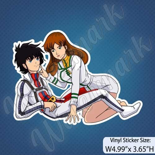 Robotech_V24_Robotech_Rick_Hunter_&_Lisa_Hayes_Aufkleber_Aufkleber - Bild 1 von 1
