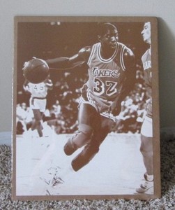 VINTAGE MAGIC JOHNSON WHEATIES POSTER LOS ANGELES LAKERS ...