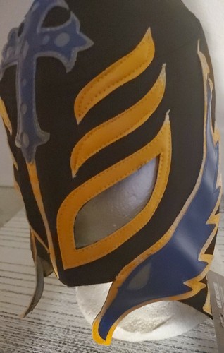 WWE Hall of Fame Rey Mysterio Black Mask Lucha Libre Pro Wrestling Wrestlemania  - Bild 9 von 12