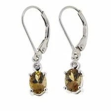 Collen Lopez Classy CZ Sterling Silver  Citrine