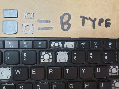 LENOVO THINKPAD YOGA 260, 370 x380* Keys, any BACK LIT key, replacement keys IBM - Afbeelding 3 van 11