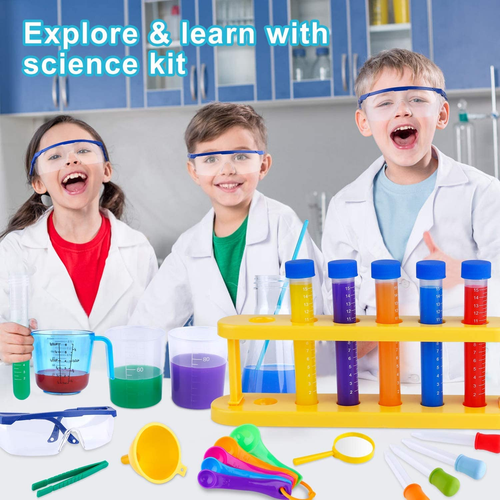 Kit de experimento científico para niños con abrigo de laboratorio científico - juguete de vestir y juego de rol - Imagen 6 de 8