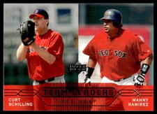 2005 Upper Deck First Pitch #265 Curt Schilling / Manny Ramirez Boston Red Sox
